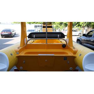 Full Colorful Portable Inflatable Boat 580cm , Inflatable Hull Boats With Double Engines