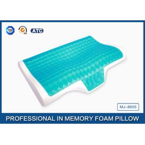 Ergonomic Memory Foam Cooling Gel Pillow , Child Memory Foam Pillow Side Sleeper