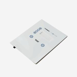 Custom Touch Metal Dome Membrane Switch panel with adhesive3M white
