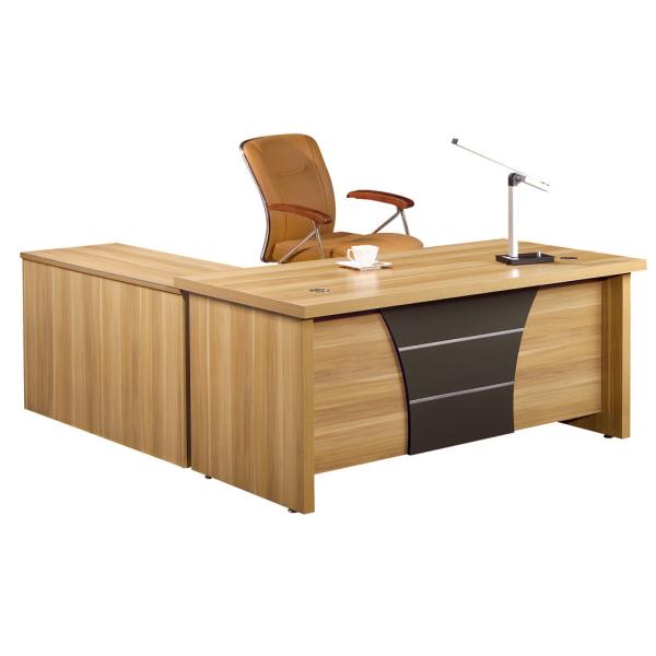 Quality Melamine Laminated Melamine Office Furniture Manager Desk With Steady Edge wholesale