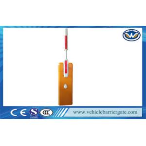 Orange Vehicle Access Control 0.6s Toll Barrier Gate with Round Arm