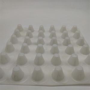 68mm Height Plastic Drainage Board for Roof Garden Protect Turf and Improve