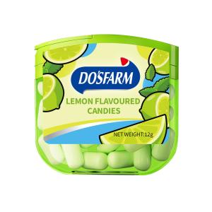 Low Sugar Content Sugar Free Crispy Mint Candy with Low Fat Fiber Protein