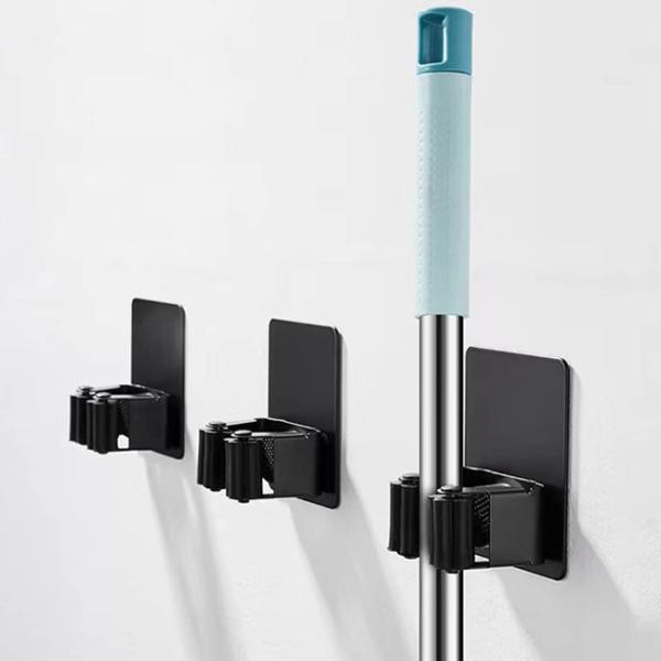 Garage Broom And Mop Holder Organizer Storage For Brushes And Mops