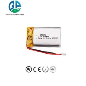 3.7V Li Polymer Battery Power Bank Long Cycle KC Approved 752030 400mAh for