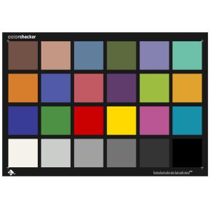 24 Colors Color Check Test Chart To Replace X Rite Color Checker 290*204mm Size
