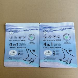 Standard Color Pantone Stand Up Bags For Laundry Detergent Pods Packaging