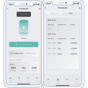 7kw Type 2 RFID Electric Vehicle Wifi EV Charger 32a 230V 1 Phase For Home