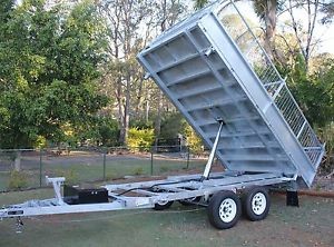 10x5 Galvanised Caged Tandem Trailer with Mechanical Disc Brake 2000KG