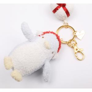 China White Cute Penguin Keychain , Smooth Touch Mini Penguin Stuffed Animal on sale