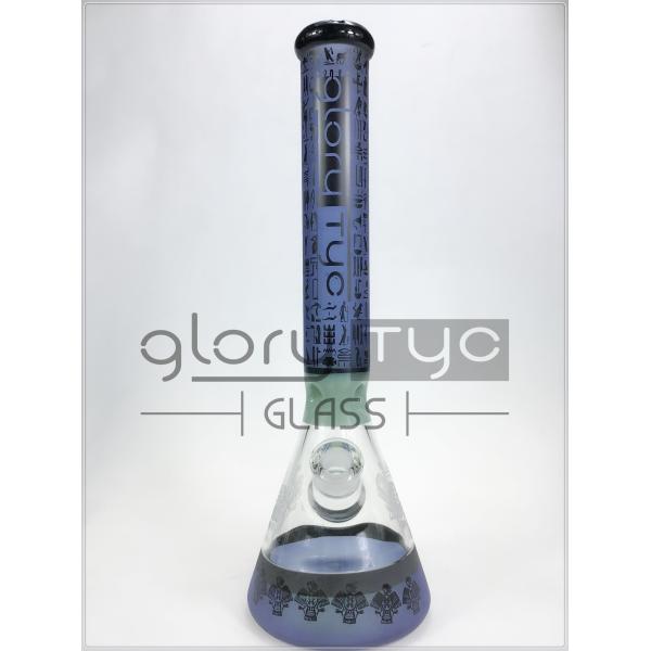 Quality 8 Inches Pyrex Glass Water Pipes Bongs With 14mm Joint Beaker Bong wholesale
