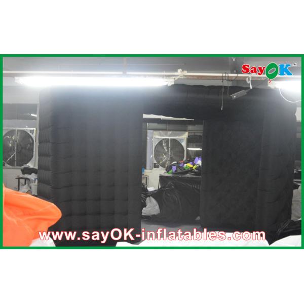 Inflatable Photo Booth Rental Black Big Quadrate Strong Oxford Cloth Photobooth