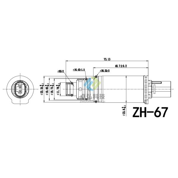 EX 10529C Car Compressor Control Valve for DCS17E Compressor Engine C 200 CDI 204.007