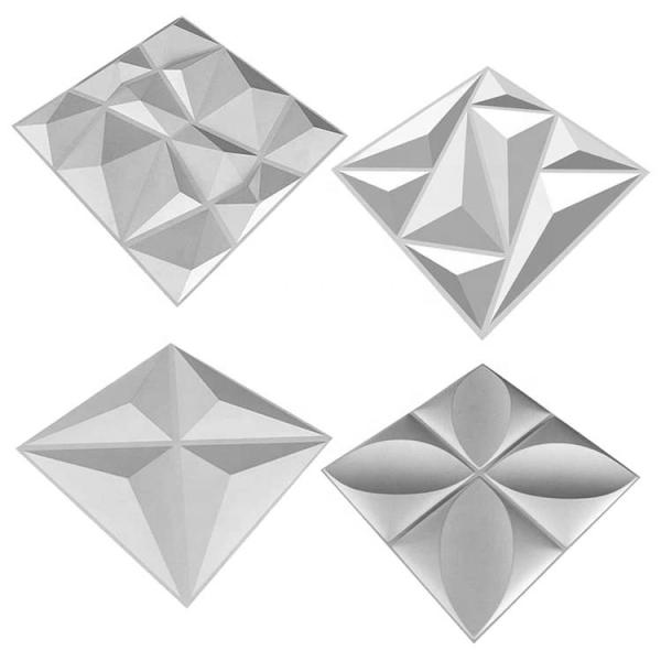 3D Relief Height 22mm High Gloss Peel and Stick PVC Wall Art Panel for Sofa