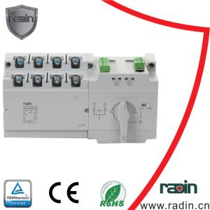 Single Phase Manual Changeover Switch , 2 Input 1 Output Electronic Changeover