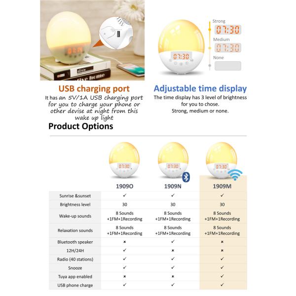 Wake Up Light(JW-1909M)