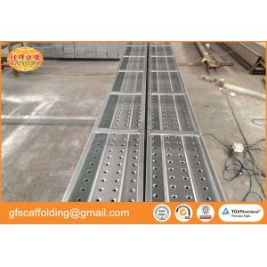 Good loading capacity 4000mm scaffolding galvanized steel planks for scaffolding