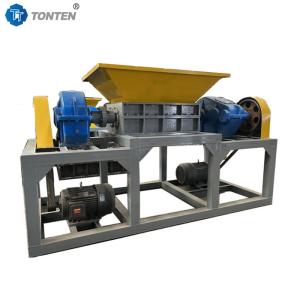 Wood Cardboard Circuit Board Zinc Double Shaft Shredder Machine