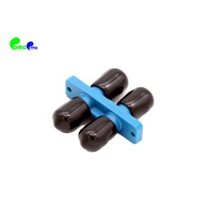 ST UPC to ST UPC SM Duplex Fiber Optic Adapter With Plastic Body Low Insertion