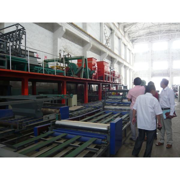 32KW Total Power Sandwich Panel Machine , PLC Control System Sandwich Production