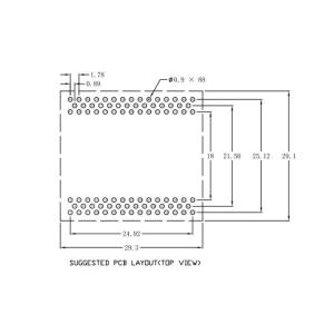 Cheap LP88806PNL Ethernet Gigabit Quad Port DIP Transformer With POE+ for sale