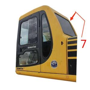 Tempered Mini Digger Glass Replacement Right Side Excavator Windshield