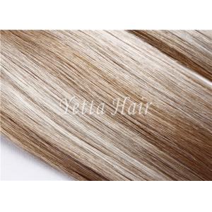 Customized Unprocessed Brazilian Virgin Human Hair Extensions Mixed Color