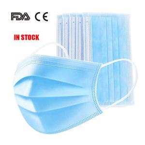 Breathable Disposable Respirator Mask 3 Ply Protecting Against Germs