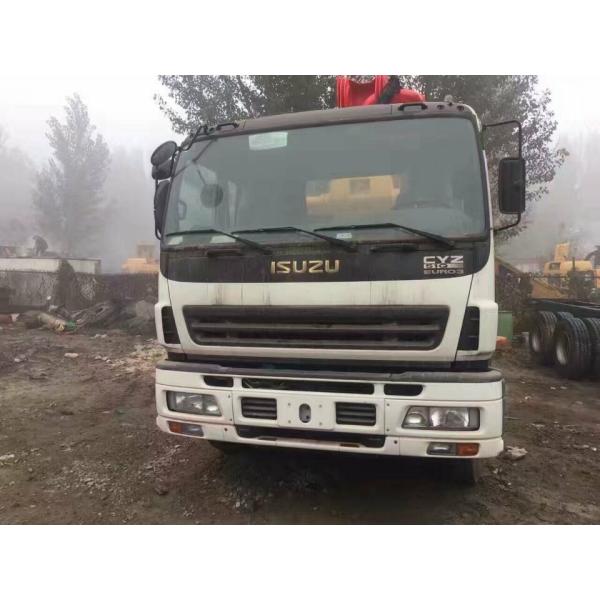 Quality Construction Machinery Second Hand 36 Meter Putzmeister Used Concrete Pump in Red wholesale