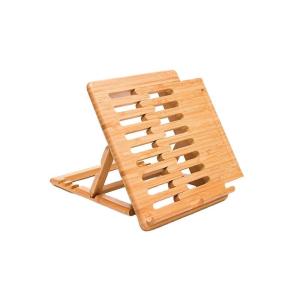 Cheap Rectangle Shaped Bamboo Stand for Books Tablets and Phones Multifunctional Design for sale