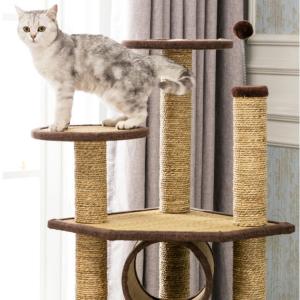 Indoor Comfy Cat Climbing Frame Exquisite Appearance OEM / ODM Available