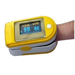 Portable Home Black Fingertip Pulse Oximeters AH - 50D