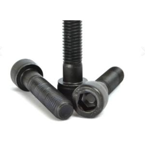 Black Zinc Plated Galvanized Carbon Steel Full Threaded Hexagon Socket Cap Head