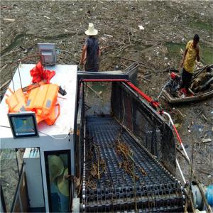 SUS 1000m2/Hr Aquatic Weed Harvesting Machine 2m Mowing Width