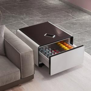 Cheap 65L Capacity Touch Screen Wine Fridge Built-in Mini Refrigerator for Smart Coffee Table for sale