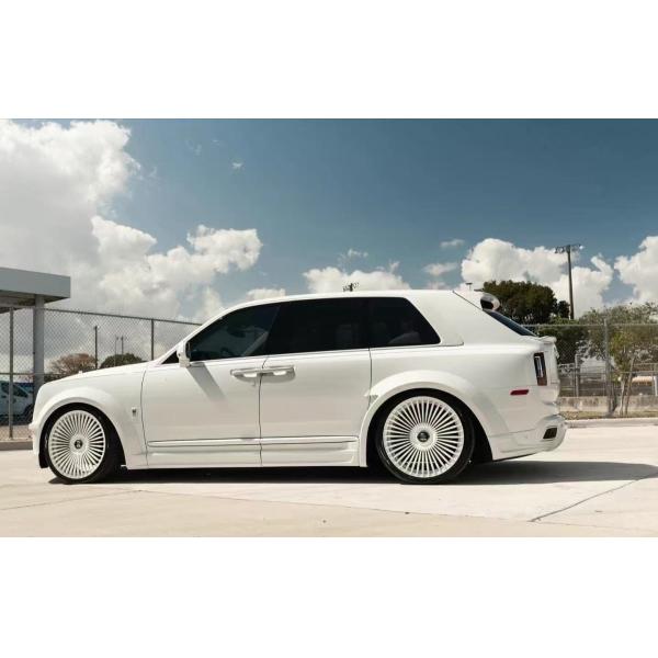 Black Cullinan Rolls Royce Body Kit NT Style Front And Rear Bumper Widebody Kit