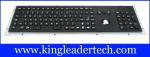 Stainless Steel Black Panel Mount Keyboard With Function Keys And Optical
