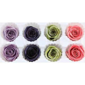 4-5cm Preserved Rose Heads Gorgeous Flower Color Easy Matching Other Colors