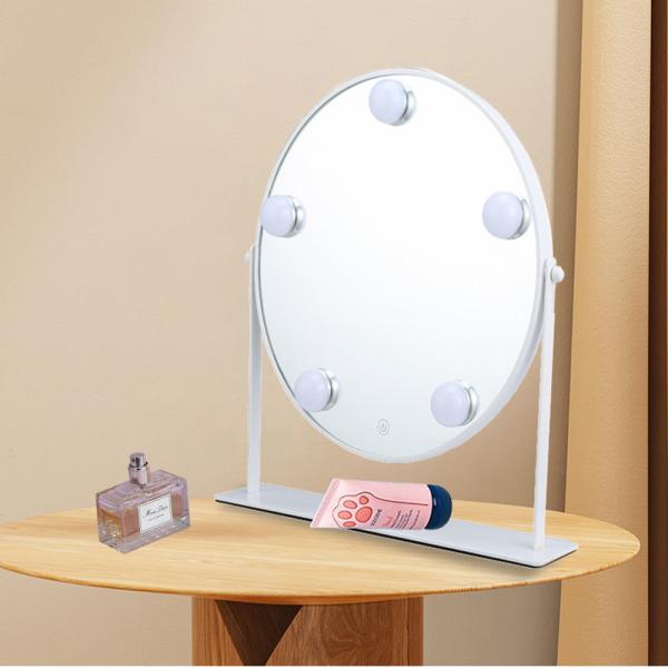 Fashionable Design Style Individual Carton Packing Large Lighted Light Espejo