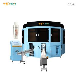 Automatic One To Six Colors Silk Screen Printing Machine For Glass Plastic