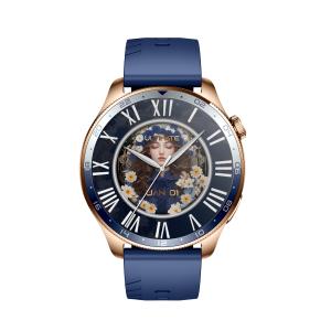 KW290B Titanium Bluetooth Calling 1.43” AMOLED Display Smartwatch 100 Sports Modes Health Stress Monitoring for Active Lifestyles