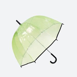 Cheap Straight POE Transparent Dome Umbrella With J Shape Handle for sale