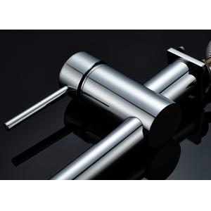 Cheap Single Level Pull Out Kitchen Faucet ROVATE Counter Mounted Chrome Plated