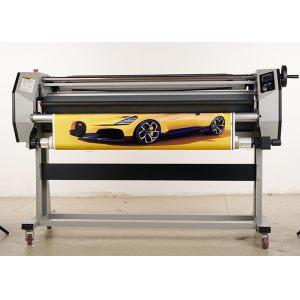 Cheap Hand Crank Control Heavy Duty Laminators Silicon Rollers Thermal Lamination Machines 110V / 220V for sale