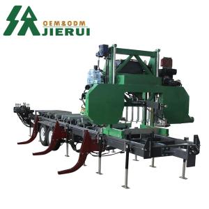 Portable Sawmill Band Saw with Touch Screen Control and Hardwood Cutting