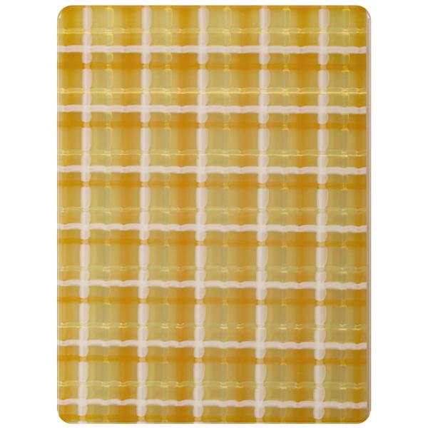 Quality Yellow Grid Plexiglass Pearl Acrylic Sheets 3mm Thick For Lighting Decoration wholesale