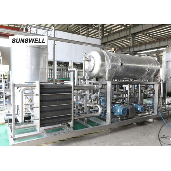 Precisely Control Washing Filling Capping Machine Warm Temperature For Soft