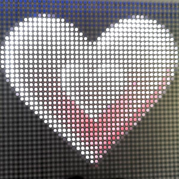 LED Injection Grille Screen Transparent For Flexible Advertising Media