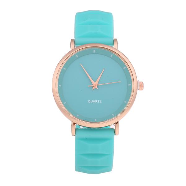 Zinc Alloy Case Silicone Sports Watch Japan Quartz Movement 3 ATM Waterproof