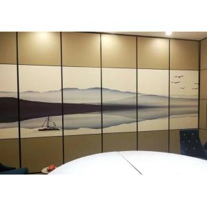 Soundproof Movable Partition walls , Manual Acoustic Operable Wall Office System